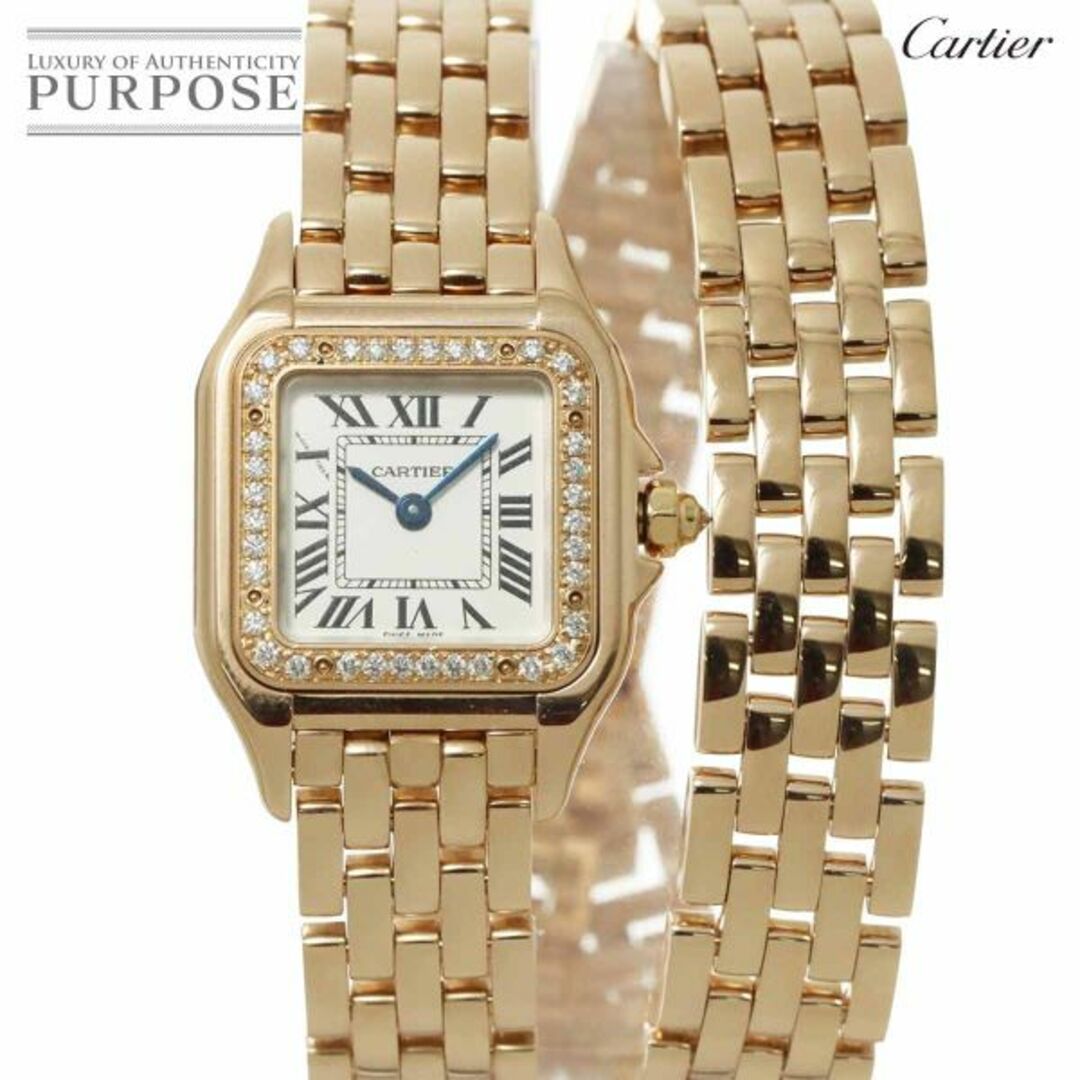 Cartier(カルティエ)の新品同様 カルティエ Cartier パンテール ドゥ カルティエ SM WJPN0014 レディース 腕時計 ダイヤベゼル K18PG クォーツ Panthere VLP 90224672 レディースのファッション小物(腕時計)の商品写真
