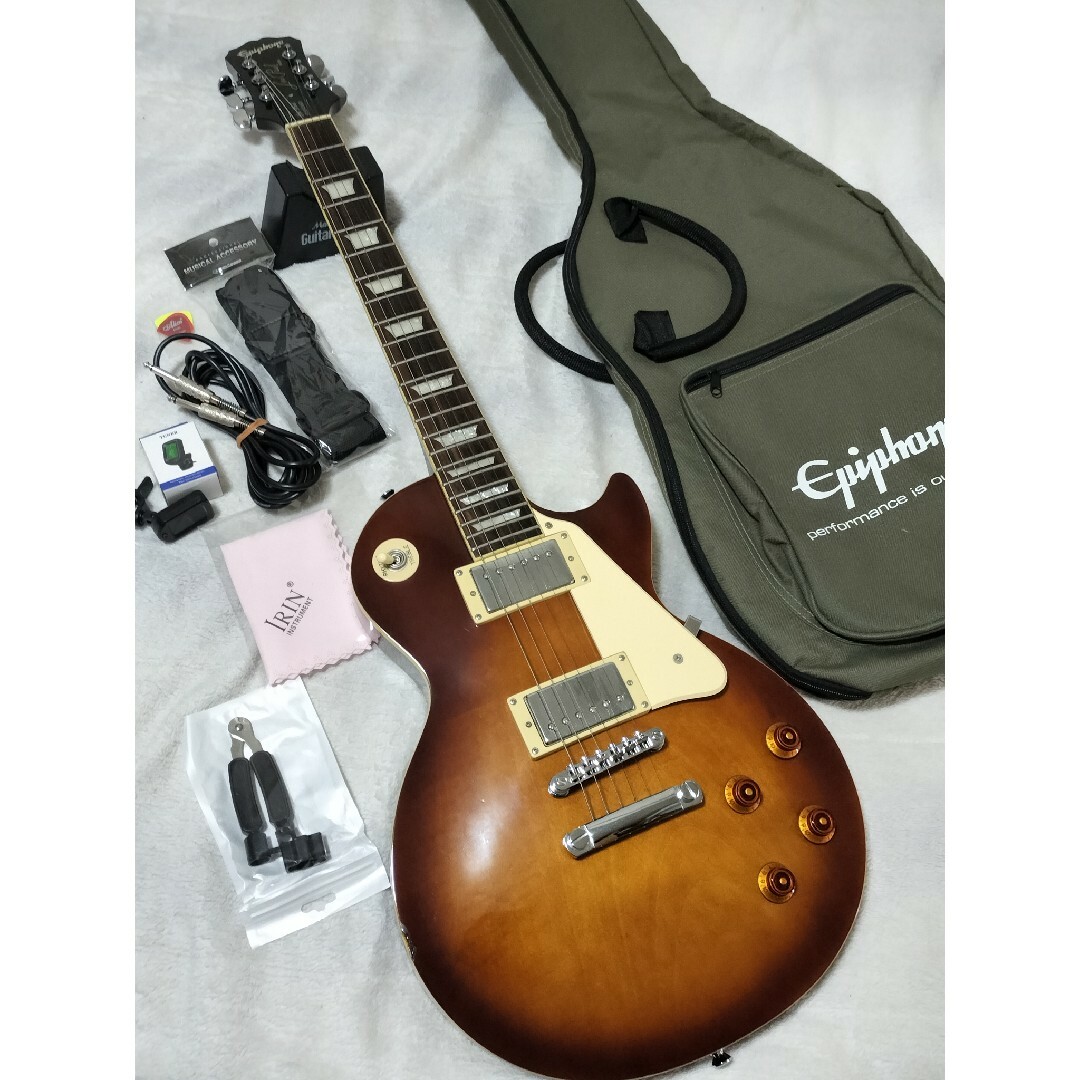 Epiphone(エピフォン)のEpiphone エピフォン レスポール Standard  ケースオマケ多数付 楽器のギター(エレキギター)の商品写真