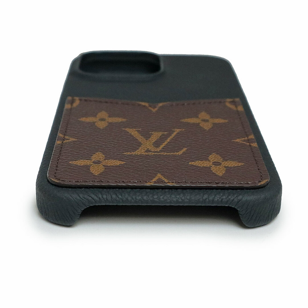 LOUIS VUITTON(ルイヴィトン)のルイ ヴィトン IPHONE バンパー 15 PRO MAX スマホ 携帯ケース モノグラム カーフスキン レザー ノワール ブラック ブラウン 黒 茶 M82888 箱付 LOUIS VUITTON（新品・未使用品） スマホ/家電/カメラのスマートフォン/携帯電話(その他)の商品写真