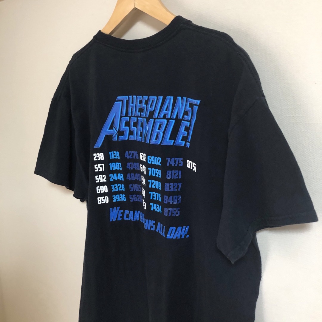 GILDAN(ギルタン)のUS古着　Tシャツ　XLサイズ　ギルダン　黒　プリント　ビッグサイズ メンズのトップス(Tシャツ/カットソー(半袖/袖なし))の商品写真