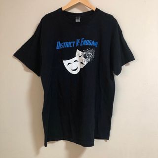 ギルタン(GILDAN)のUS古着　Tシャツ　XLサイズ　ギルダン　黒　プリント　ビッグサイズ(Tシャツ/カットソー(半袖/袖なし))