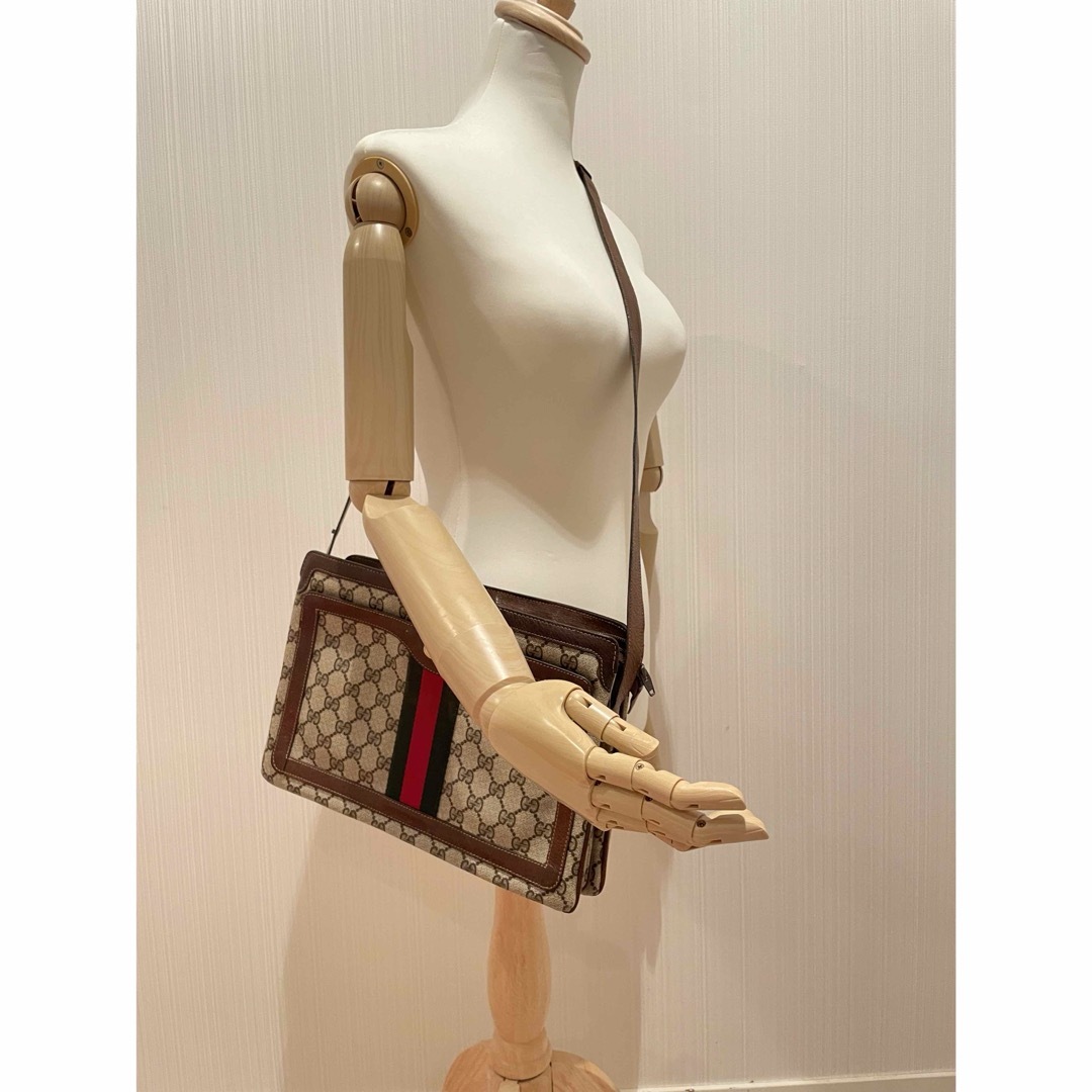 Gucci(グッチ)のグッチ 2way ショルダー バッグ シェリー GG ロゴ レディースのバッグ(ショルダーバッグ)の商品写真