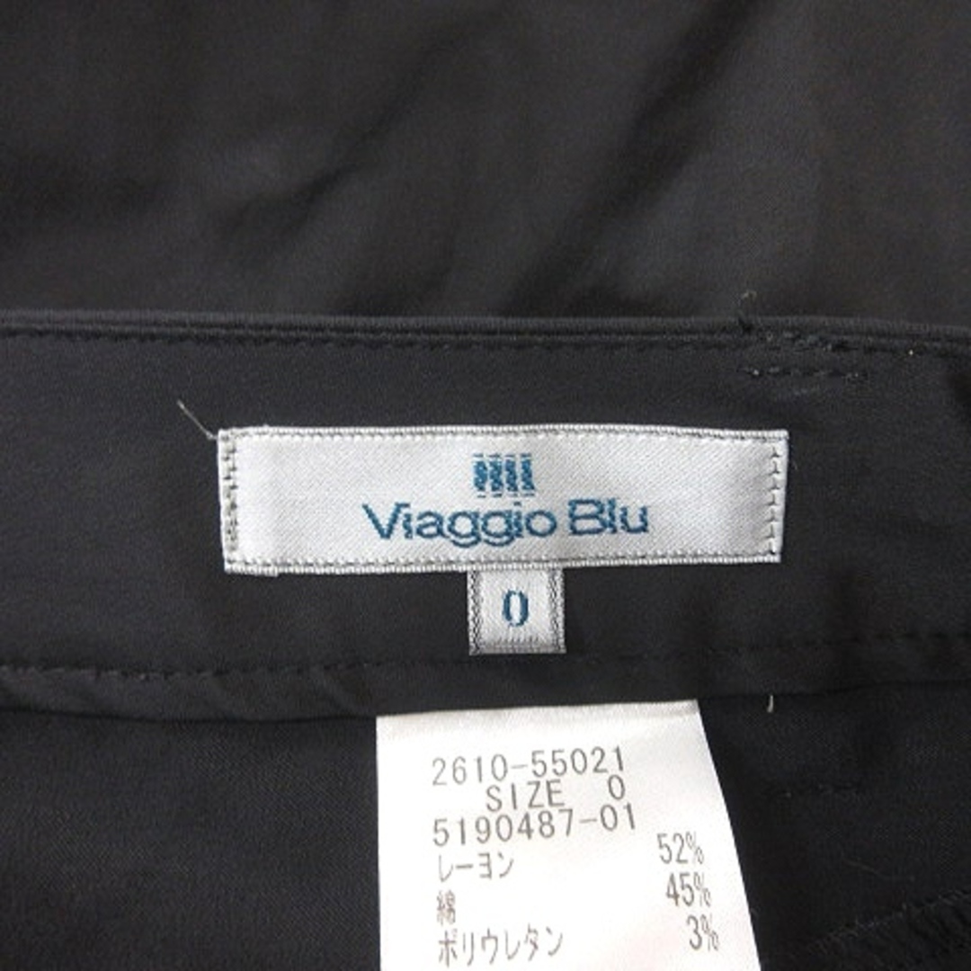 VIAGGIO BLU(ビアッジョブルー)のビアッジョブルー スラックスパンツ 0 黒 ブラック /YI レディースのパンツ(その他)の商品写真