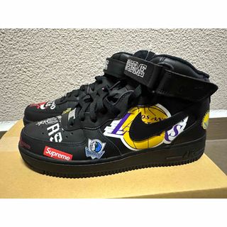 ナイキ(NIKE)のNIKE AIR FORCE 1 MID 07/SUPREME US9.5 新品(スニーカー)