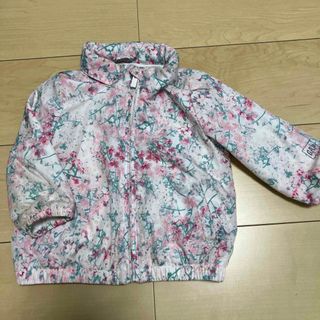 ベビーギャップ(babyGAP)のGAP ジャンパー ナイロンパーカー 90cm ピンク アウター(ジャケット/上着)