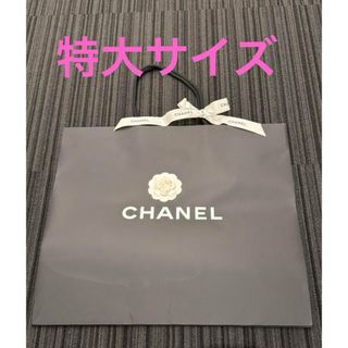 CHANEL - CHANEL シャネル　ショッパー　紙袋　バッグ　ブラック　黒　カメリア　リボン