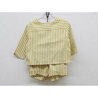 【春物 新入荷!】▼キャラメル/CARAMEL▼96cm(S) ブラウス×パンツセット 黄×白 【中古】 子服 キッズ ベビー服 baby 男の子 女の子 春 tops 313042