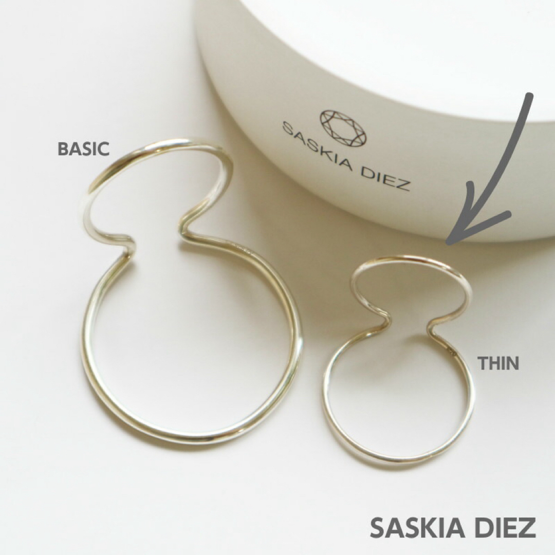 SASKIA DIEZ(サスキアディッツ)のSaskia DiezサスキアディツDOUBLE EARCUFF イヤーカフ レディースのアクセサリー(イヤーカフ)の商品写真