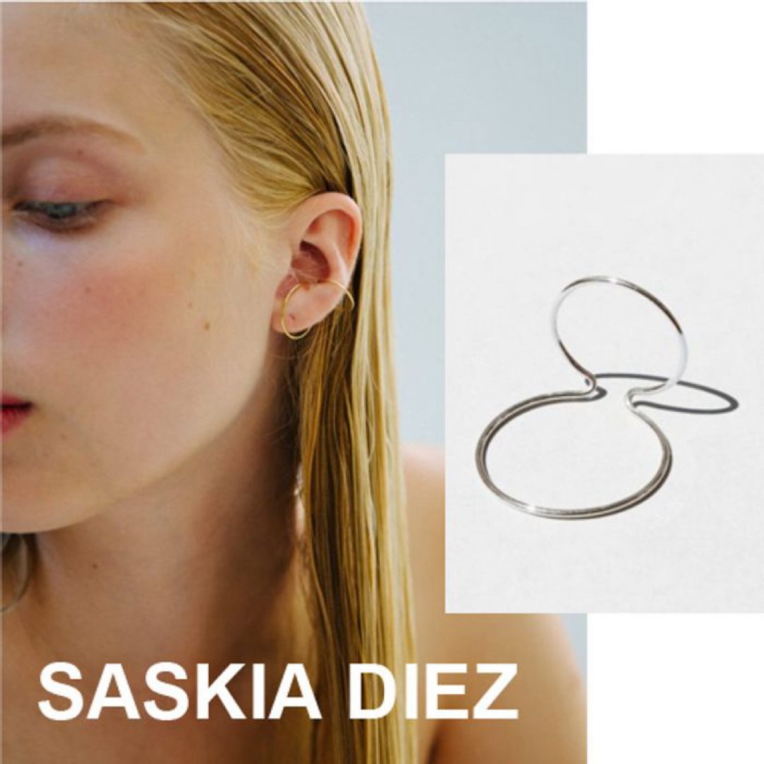 SASKIA DIEZ(サスキアディッツ)のSaskia DiezサスキアディツDOUBLE EARCUFF イヤーカフ レディースのアクセサリー(イヤーカフ)の商品写真