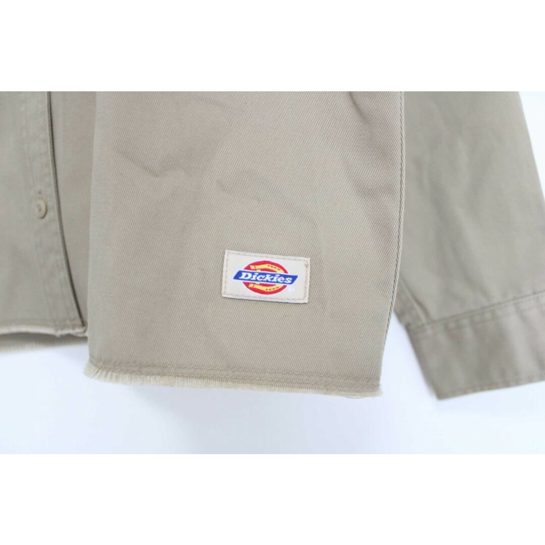 Spick & Span(スピックアンドスパン)の【春秋物 新入荷】●Spick&Span×Dickies/スピック＆スパン×ディッキーズ●オーバーシャツ/長袖 ベージュ レディース 38【中古】春秋 513042 レディースのトップス(シャツ/ブラウス(半袖/袖なし))の商品写真