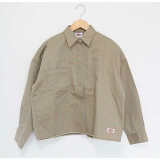 スピックアンドスパン(Spick & Span)の【春秋物 新入荷】●Spick&Span×Dickies/スピック＆スパン×ディッキーズ●オーバーシャツ/長袖 ベージュ レディース 38【中古】春秋 513042(シャツ/ブラウス(半袖/袖なし))