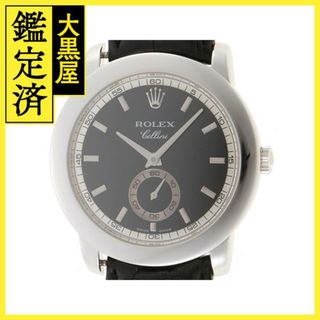 ロレックス(ROLEX)のロレックス　チェリーニ　5241/6　プラチナ/アリゲーターレザー【200】C(腕時計(アナログ))