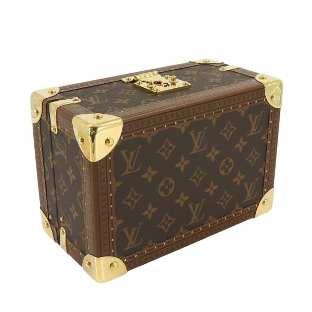 LOUIS VUITTON(ルイヴィトン)の新品同様 ルイ ヴィトン LOUIS VUITTON モノグラム コフレ トレゾール 24 ジュエリー ボックス クレーム M10139 VLP 90228371 レディースのファッション小物(その他)の商品写真