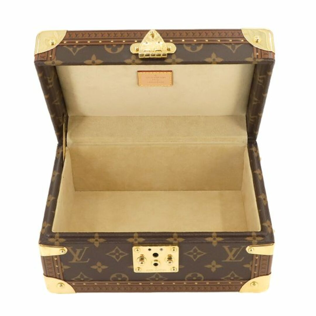 LOUIS VUITTON(ルイヴィトン)の新品同様 ルイ ヴィトン LOUIS VUITTON モノグラム コフレ トレゾール 24 ジュエリー ボックス クレーム M10139 VLP 90228371 レディースのファッション小物(その他)の商品写真