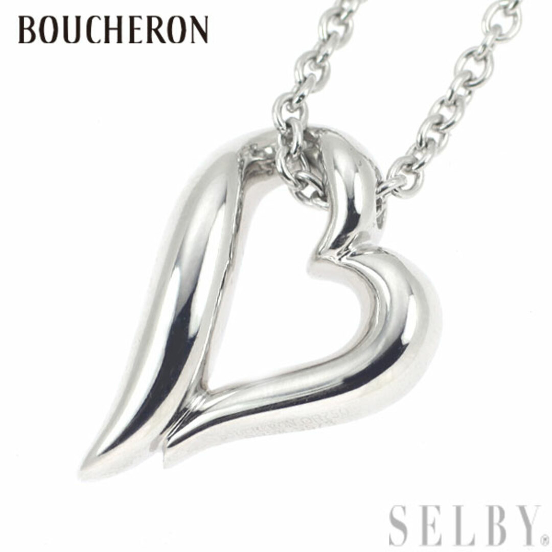 BOUCHERON(ブシュロン)のブシュロン K18WG ペンダントネックレス Bコレクション レディースのアクセサリー(ネックレス)の商品写真