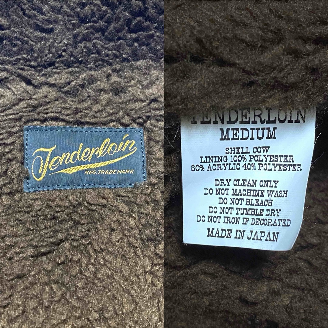 TENDERLOIN - M テンダーロイン サドル スウェード ジャケット TENDERLOIN - M テンダーロイン サドル スウェード ジャケット