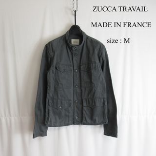カバンドズッカ(CABANE de ZUCCa)のZUCCA TRAVAIL スタンドカラー ジャケット フランス製 ブルゾン 0(ミリタリージャケット)