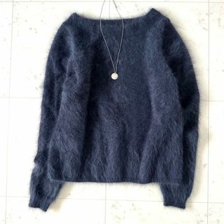 イエナ(IENA)の美品*イエナ アンゴラファー ショートプルオーバー ふわふわ ファーニット(ニット/セーター)