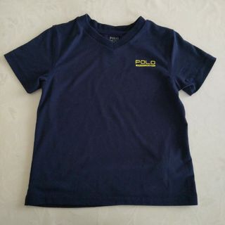 ポロラルフローレン(POLO RALPH LAUREN)のポロラルフローレン　VネックTシャツ　90　紺　ネイビー(Tシャツ/カットソー)