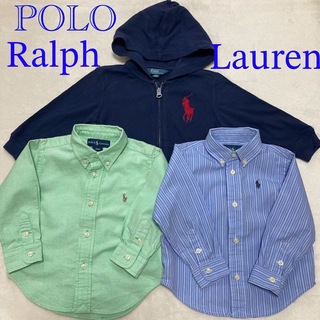 POLO RALPH LAUREN - ポロラルフローレン ３点組　トップス　シャツ　パーカー　ボタンダウン  子供服