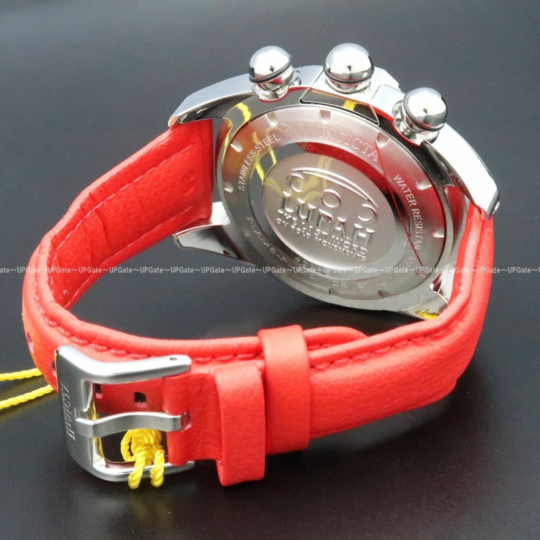 INVICTA(インビクタ)の上品★クロノグラフ★レッド INVICTA Lupah 43878 メンズの時計(腕時計(アナログ))の商品写真