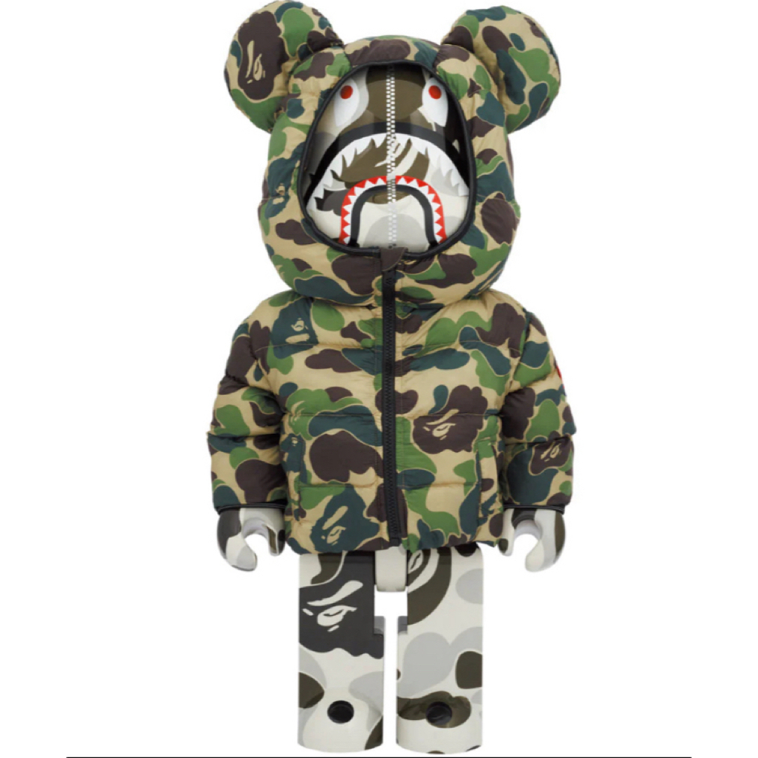 BE@RBRICK BAPE CANADA GOOSE SHARK  1000%