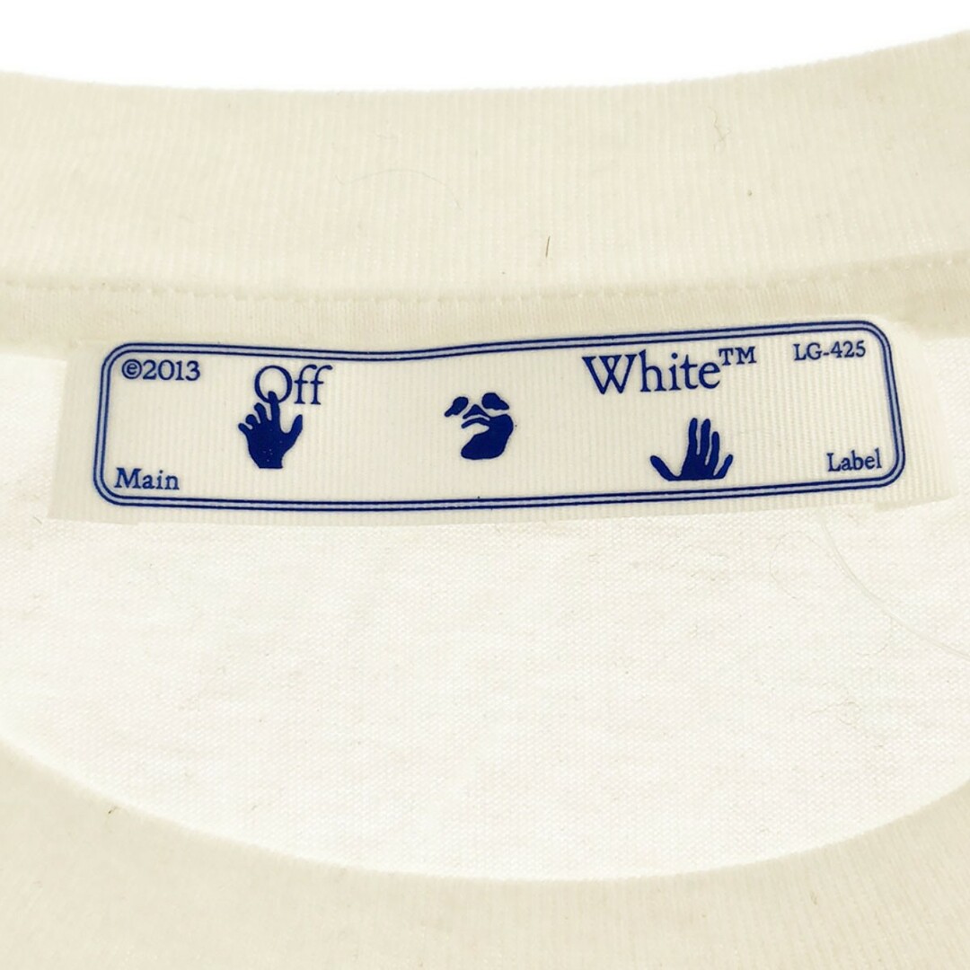 OFF-WHITE(オフホワイト)のOFF-WHITE オフホワイト 21SS CARAVAGGIO S/S OVER TEE オーバーサイズTシャツ ホワイト M OMAA038R21JER003 メンズのトップス(Tシャツ/カットソー(半袖/袖なし))の商品写真