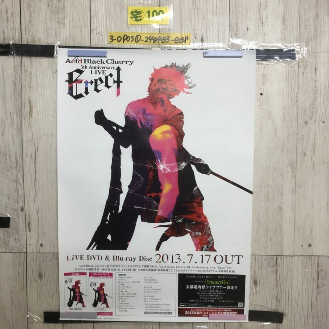 Acid Black Cherry ポスター 遣お 非売品ポスター LIVE ポスター Acid Black Cherry ポスター 遣お 非売品ポスター LIVE ポスター