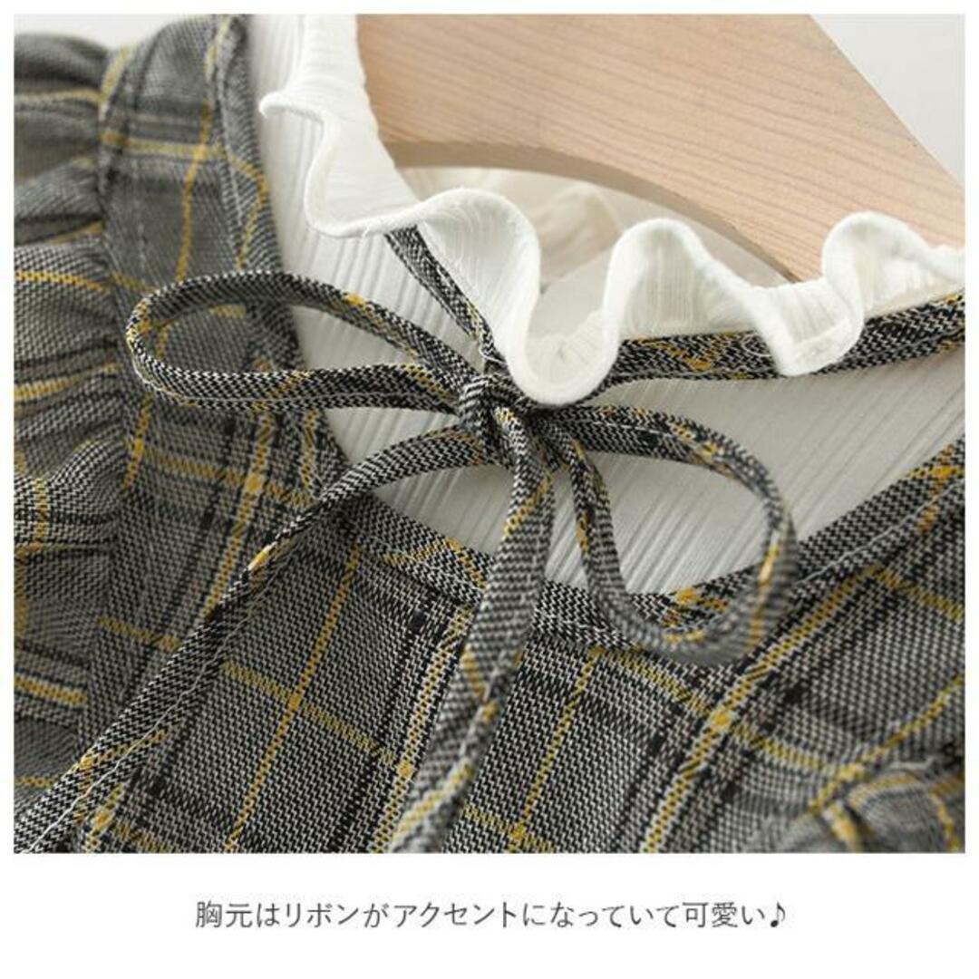 【並行輸入】ベビードレス 長袖 ヘアバンド付き キッズ/ベビー/マタニティのキッズ服女の子用(90cm~)(ワンピース)の商品写真