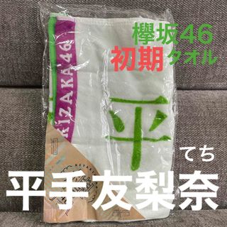 ケヤキザカフォーティーシックス(欅坂46(けやき坂46))の欅坂46 平手友梨奈　初期　名前入り　マフラー　タオル　(アイドルグッズ)