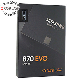 SAMSUNG　2.5インチ SSD　870 EVO MZ-77E2T0B/IT　2TB