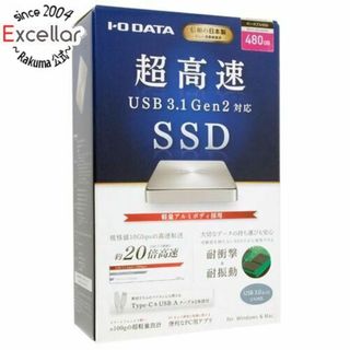 IODATA - I-O DATA　USB 3.1 Gen2 Type-C対応 ポータブルSSD　SDPX-USC480SB　シルバー