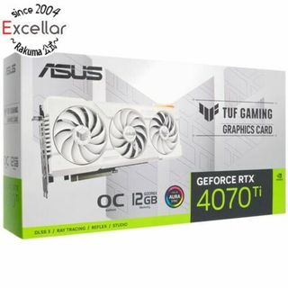 アンジェロガルバス(ANGELO GARBASUS)のASUS製グラボ　TUF-RTX4070TI-O12G-WHITE-GAMING　PCIExp 12GB(PCパーツ)