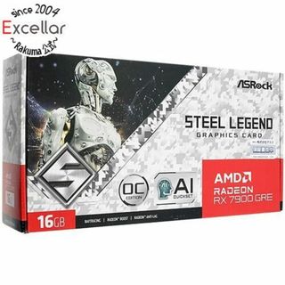 インテル(intel)のASRock製グラボ　Radeon RX 7900 GRE Steel Legend 16GB OC　PCIExp 16GB(PCパーツ)