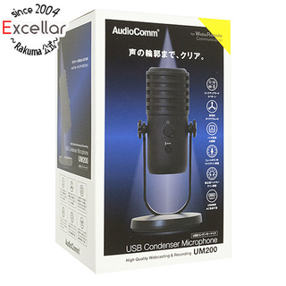 オーム電機 - オーム電機　USBコンデンサーマイク AudioComm WB-UM200N　ブラック