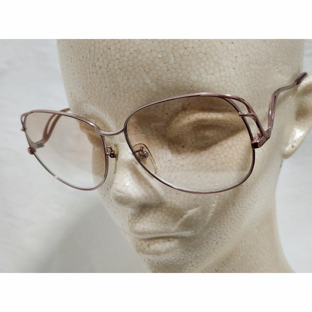 正規 オープンクロスアート メタルアイウェア ローズピンク メタリックフレーム レディースのファッション小物(サングラス/メガネ)の商品写真