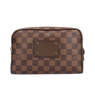 ルイヴィトン(LOUIS VUITTON)のルイヴィトン バムバッグ・ブルックリン ダミエ ウエストバッグ ダミエキャンバス N41101 ブラウン ユニセックス LOUIS VUITTON  中古(ボディバッグ/ウエストポーチ)