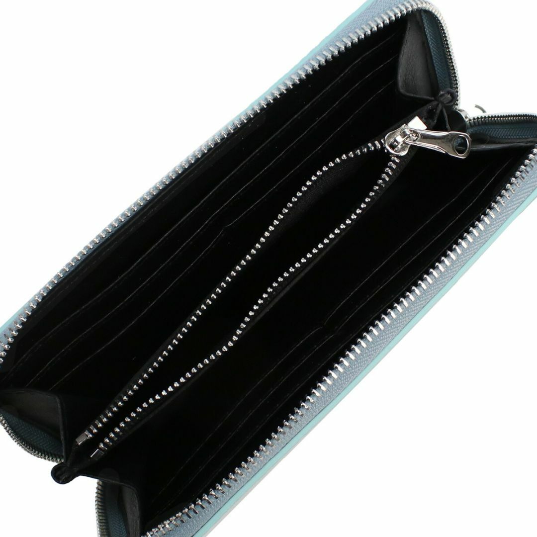 サラバーグラー  ファスナー長財布  110L MARINE　ブルー系　　 レディースのファッション小物(財布)の商品写真