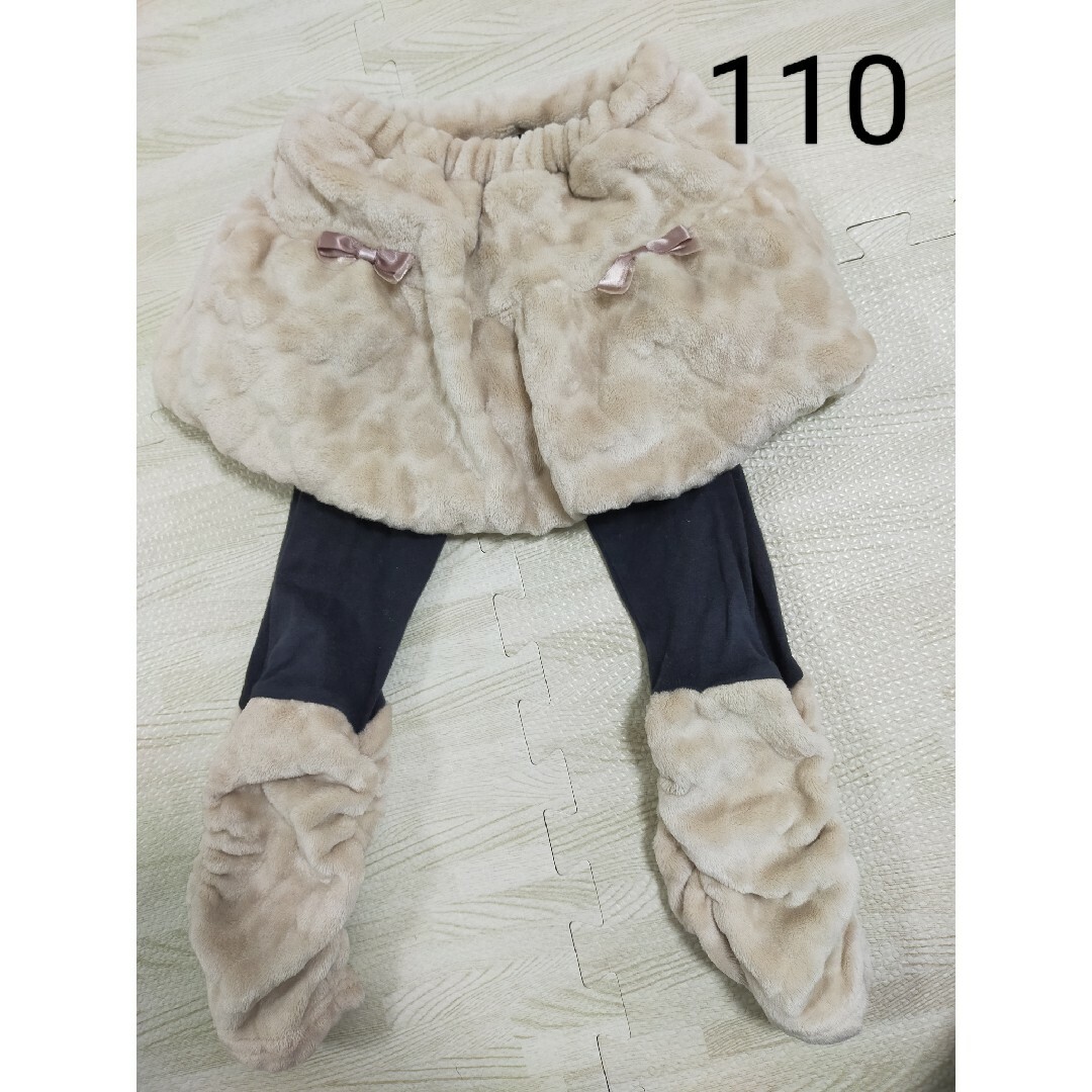 スカッツ　110 女の子　冬 キッズ/ベビー/マタニティのキッズ服女の子用(90cm~)(パンツ/スパッツ)の商品写真