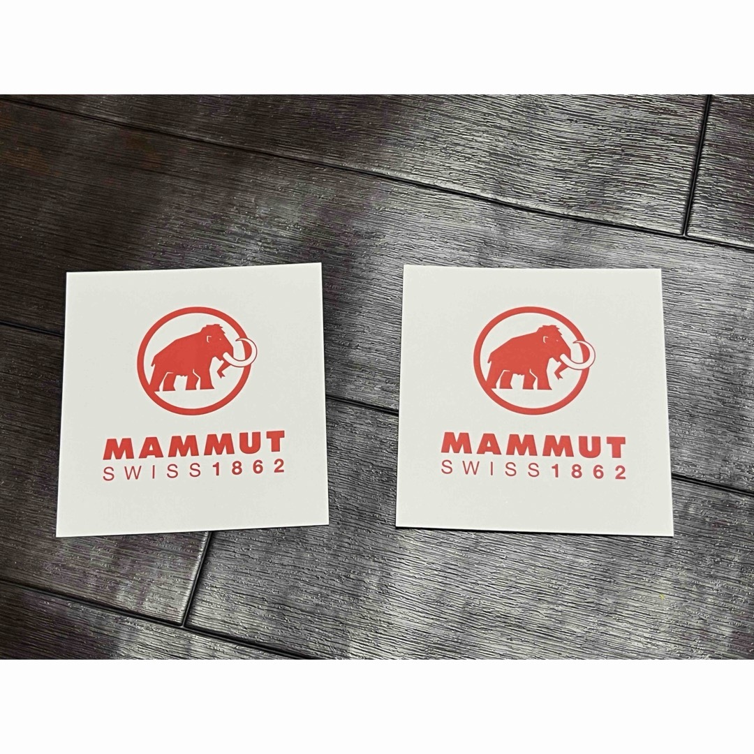 Mammut(マムート)のマムート　ステッカー２枚セット！ スポーツ/アウトドアのアウトドア(その他)の商品写真