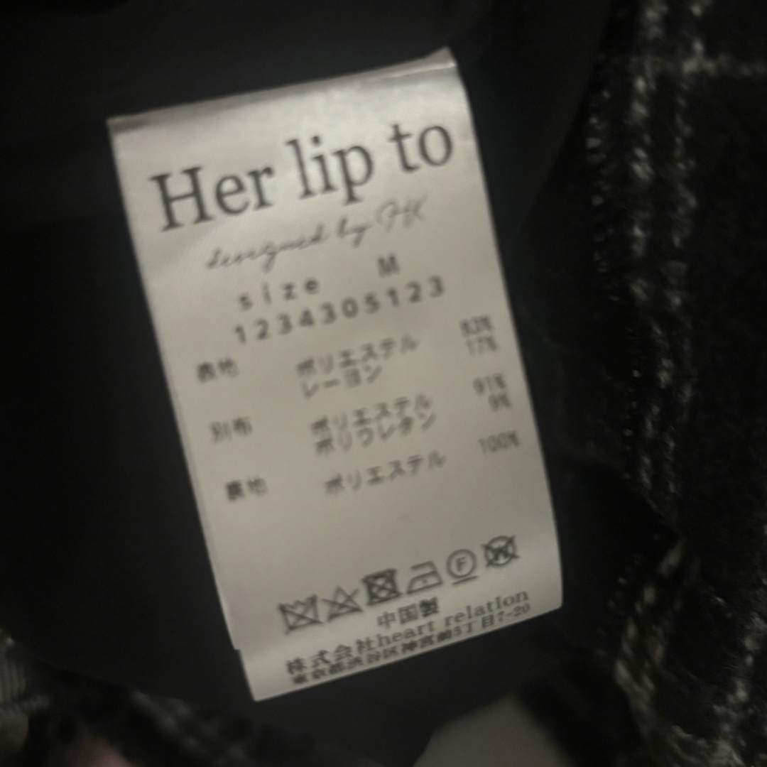 Her lip to(ハーリップトゥ)のHerlipto Gabriel Tweed Mini Dress レディースのワンピース(ミニワンピース)の商品写真