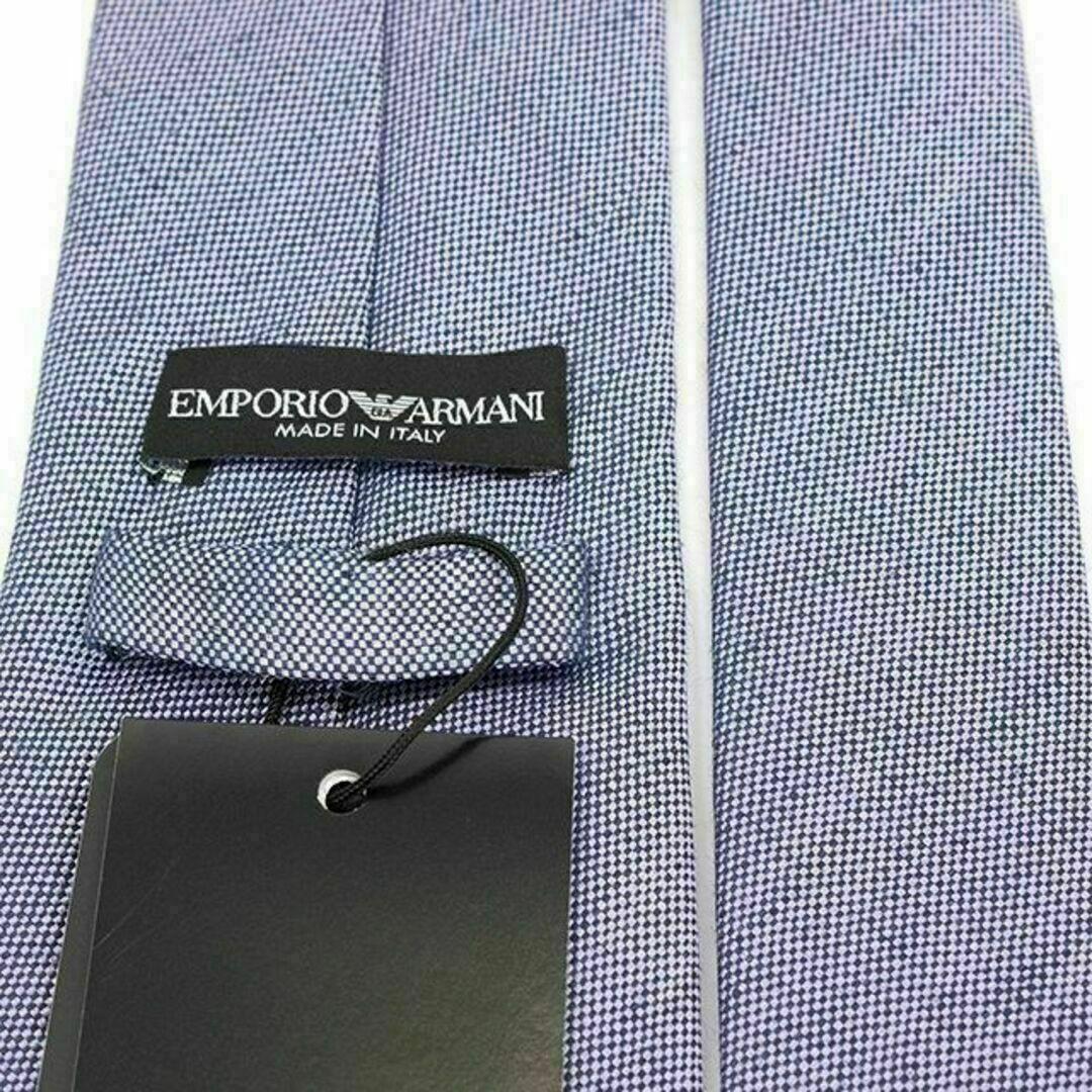 Emporio Armani(エンポリオアルマーニ)の【全額返金保証・送料無料】アルマーニのネクタイ・正規品・未使用品・無地・ソリッド メンズのファッション小物(ネクタイ)の商品写真