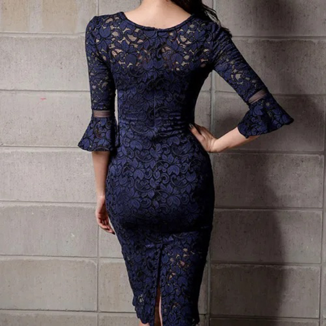 【新品】ミディアムドレス 特別価格 レディースのフォーマル/ドレス(ミディアムドレス)の商品写真