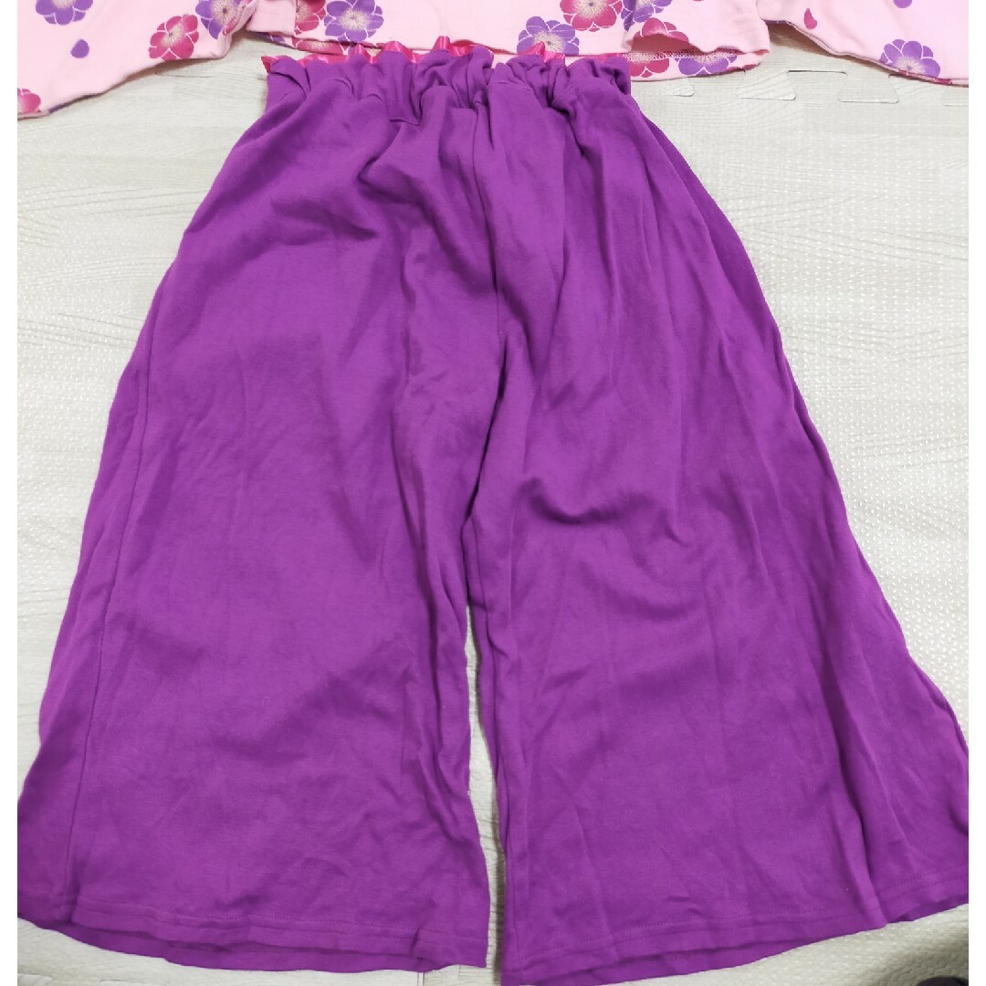 袴　110　女の子 キッズ/ベビー/マタニティのキッズ服女の子用(90cm~)(和服/着物)の商品写真