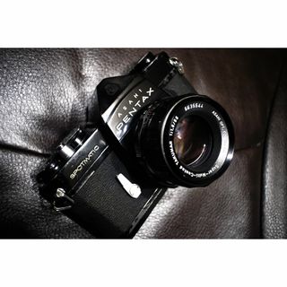 ペンタックス(PENTAX)の完動品 PENTAX SP ブラック希少+ f1.8 55mm レンズ(フィルムカメラ)