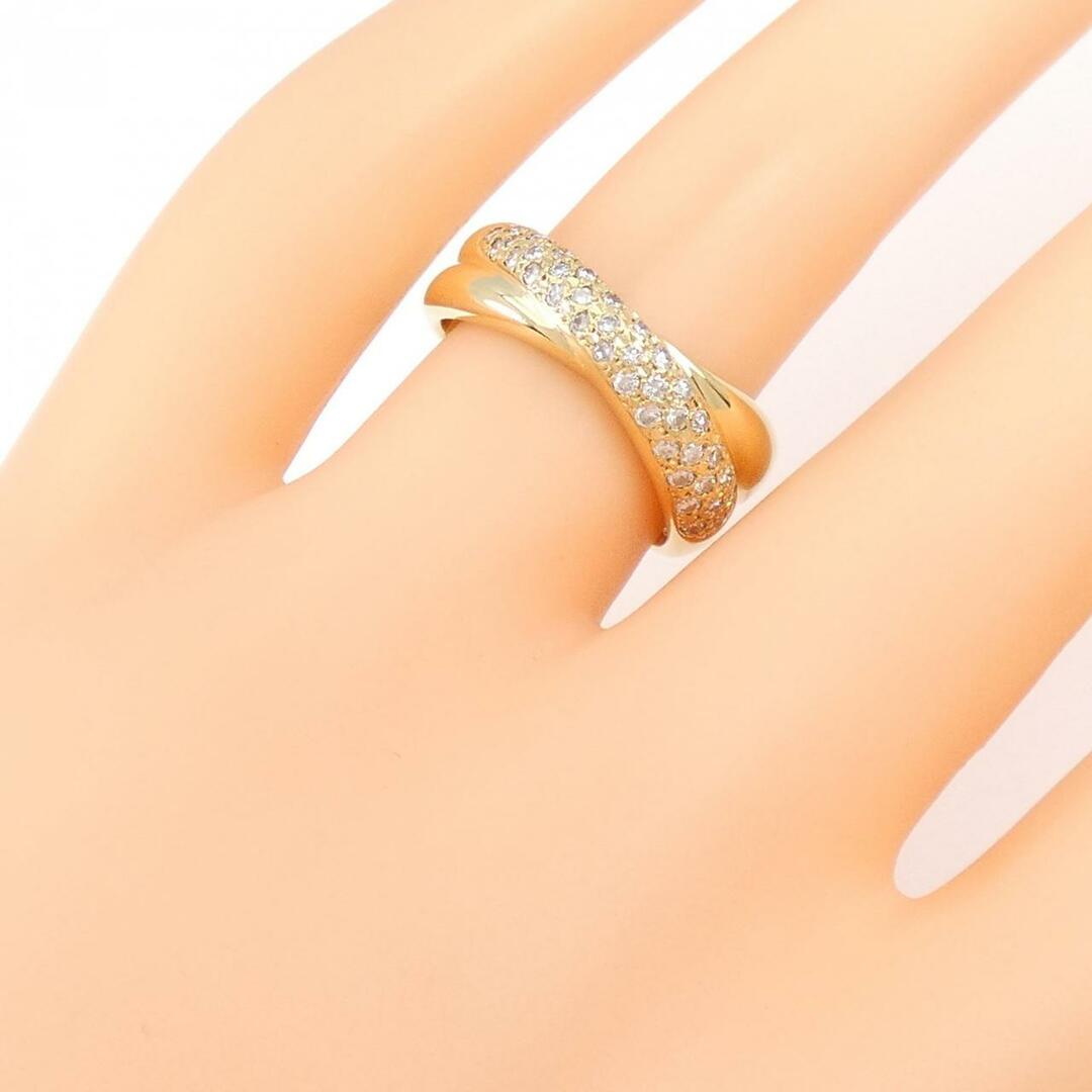 K18YG ダイヤモンド リング 0.31CT レディースのアクセサリー(リング(指輪))の商品写真