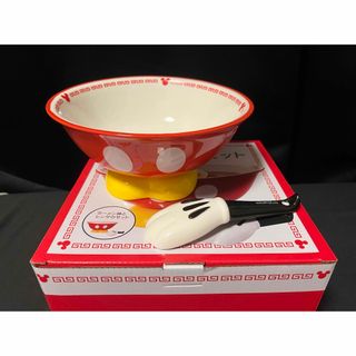 ディズニー(Disney)のディズニー どんぶり ラーメン鉢 ミッキーマウス レンゲ(食器)