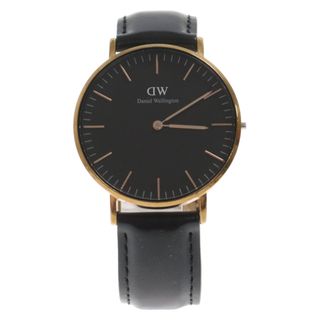 ダニエルウェリントン(Daniel Wellington)のDaniel Wellington ダニエルウェリントン CLASSIC B36R5 黒文字盤 アナログ クオーツ腕時計 ブラック(腕時計(アナログ))