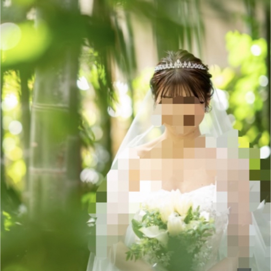 Bride me ウェディング　ティアラ ハンドメイドのウェディング(ヘッドドレス/ドレス)の商品写真