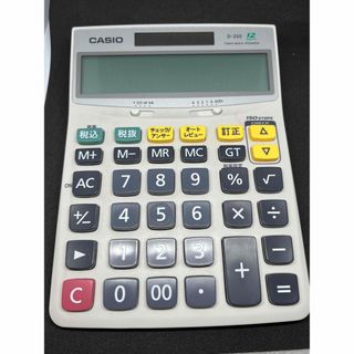 カシオ(CASIO)の電卓　CASIO D-260 実務電卓 カシオ(オフィス用品一般)